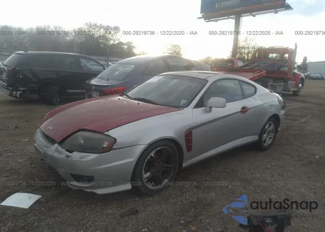 2006 Hyundai Tiburon Gt/Gt Limited/Se z USA, uszkodzony, nr VIN KMHHN65F96U215684